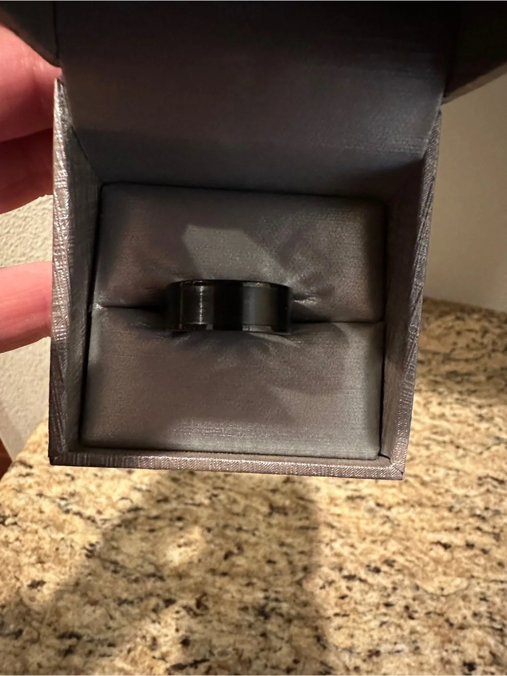 Zales Black Men’s Tungsten Ring